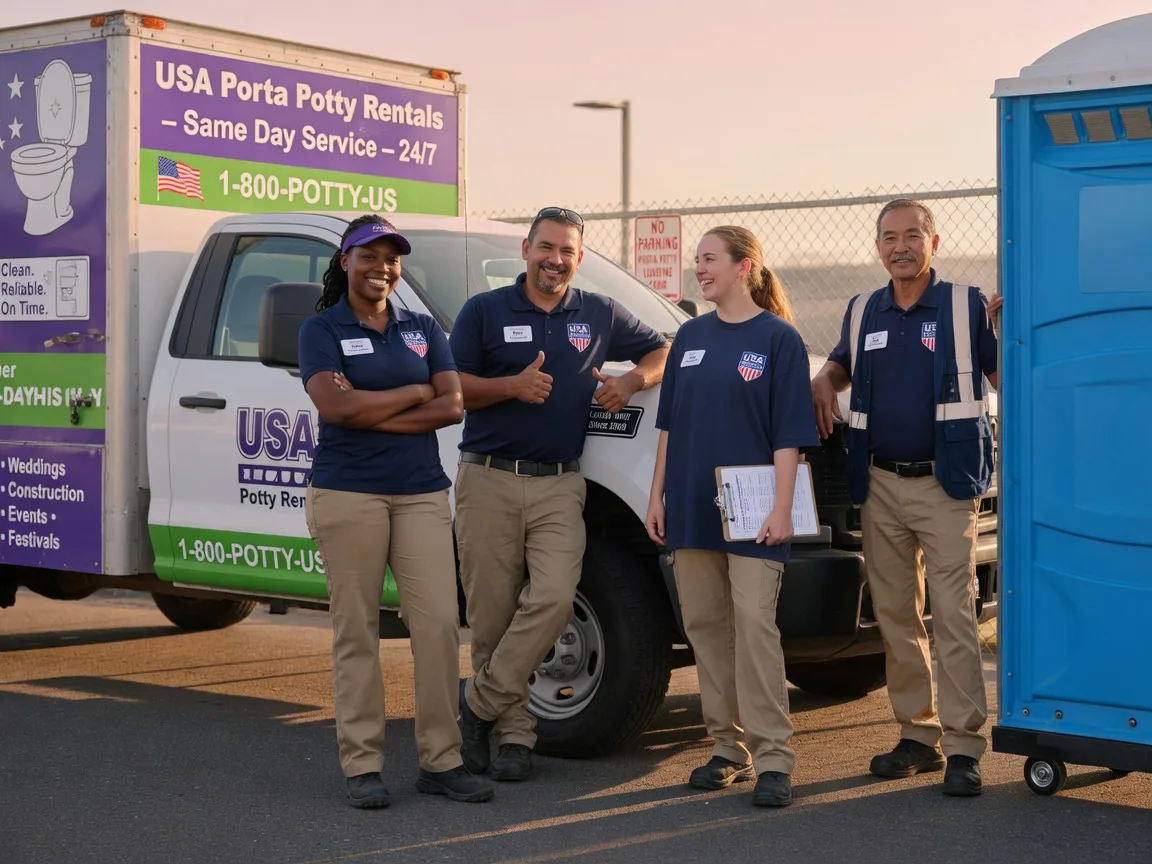 Porta Potty Rental company in Temperanceville, VA